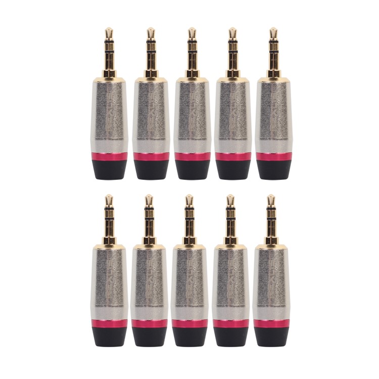 REXLIS TC128 Gold Plating 3.5mm Stereo Jack DIY Headset Adapter 3.5mm Connector-6