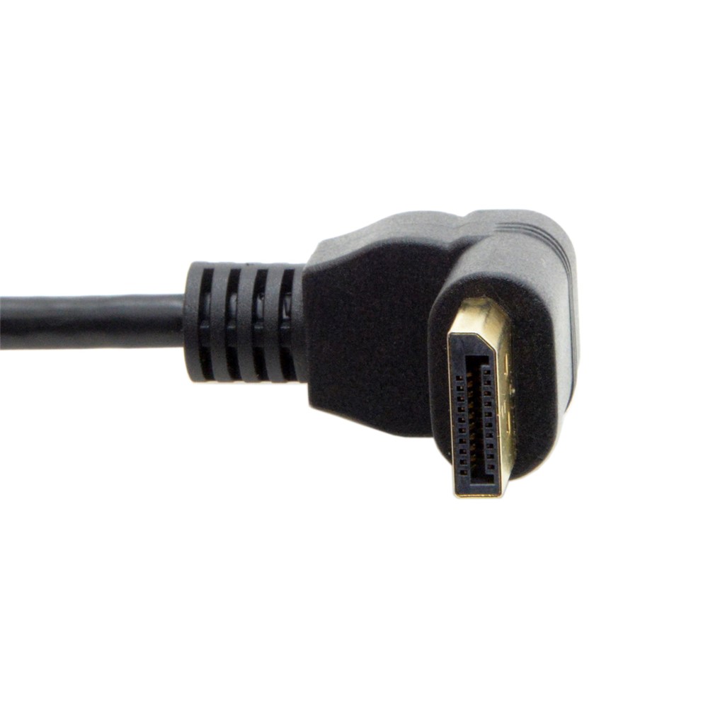 0.3M CY DP-015-DN DisplayPort Male to Female 90 Degree Up Angled Extension Cable-12