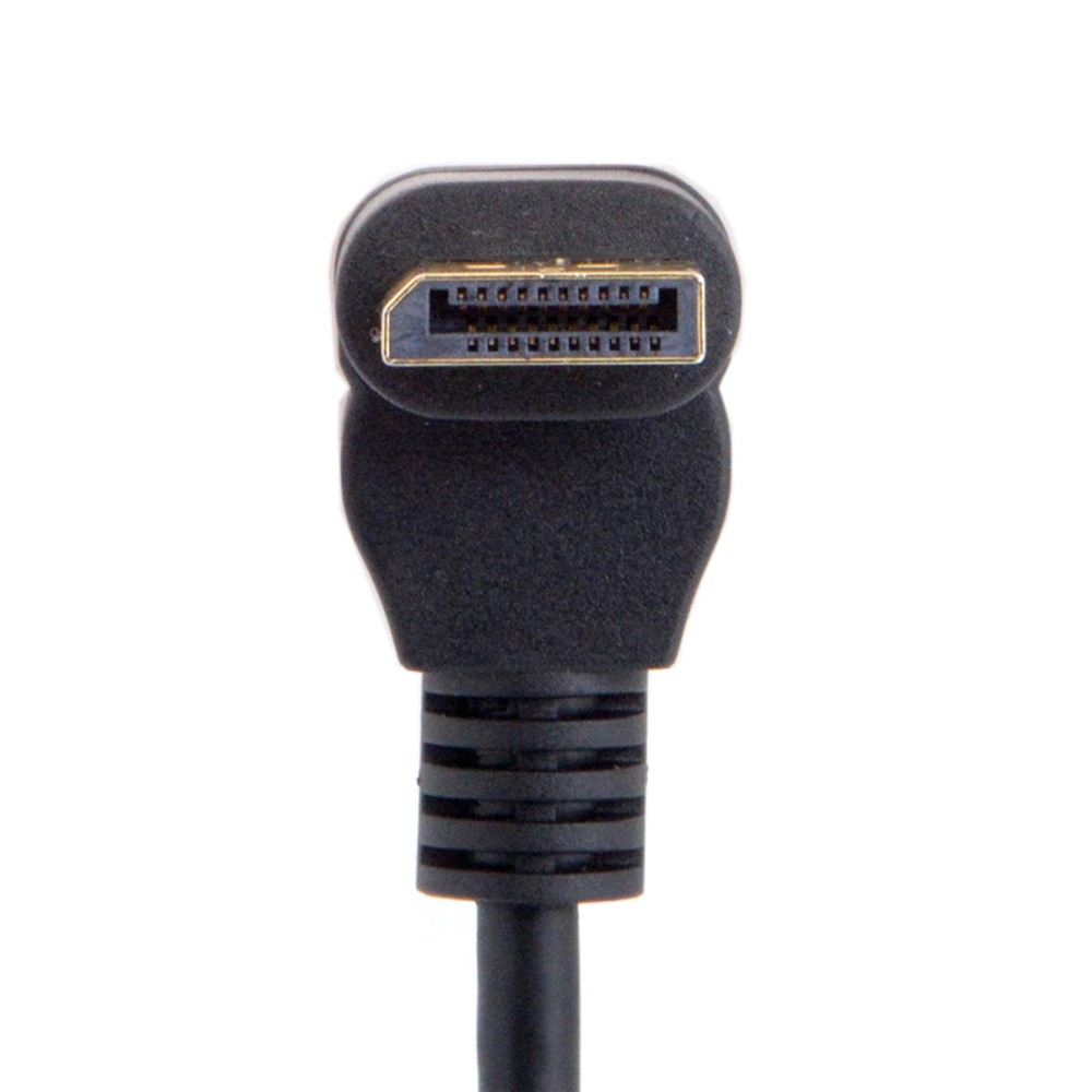0.3M CY DP-015-DN DisplayPort Male to Female 90 Degree Up Angled Extension Cable-13