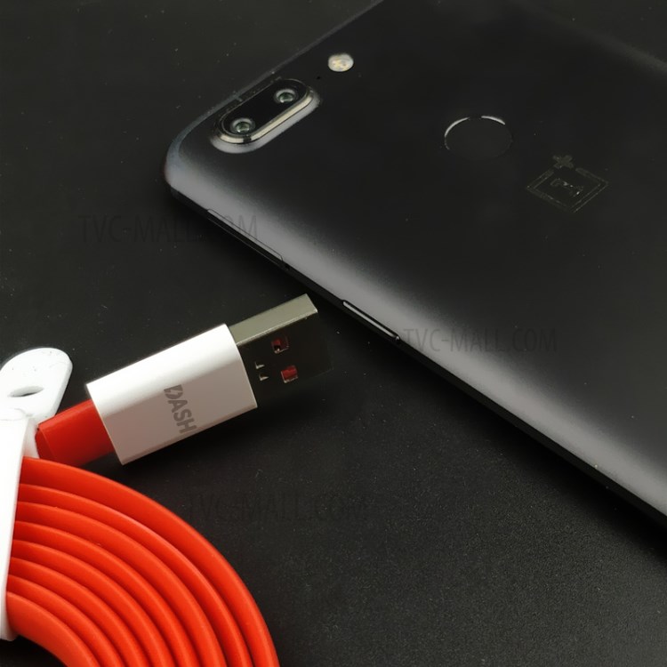 ONEPLUS 1.5m Dash Ladung Typ-C-Flachkabel 4A USB-Schnellladung Datenkabel Für OnePlus 6/5 / 5T / 3 / 3T-6