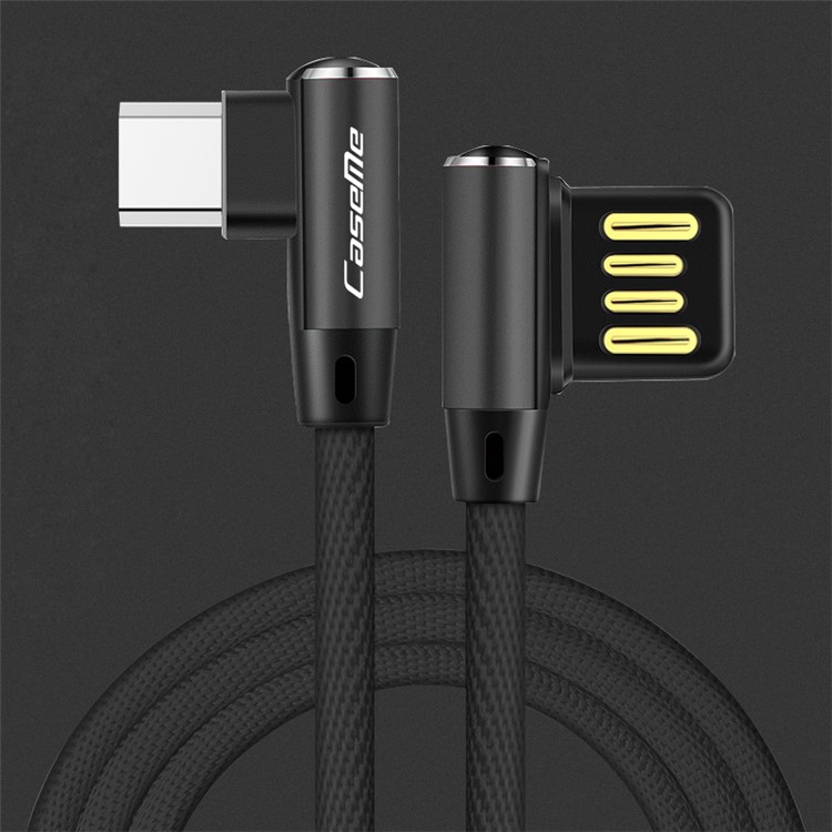 

CASEME Двойной Локтевый Обратимый Кабель USB Для Передачи Данных USB 1m - Черный, Galaxy S7