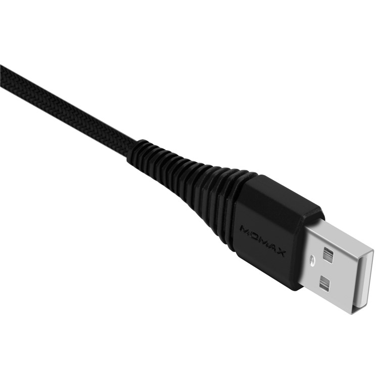 MOMAX Tough Link Apple MFI Certified 2.4A Lightning 8Pin Data Sync Charge Woven Cable 2m-3