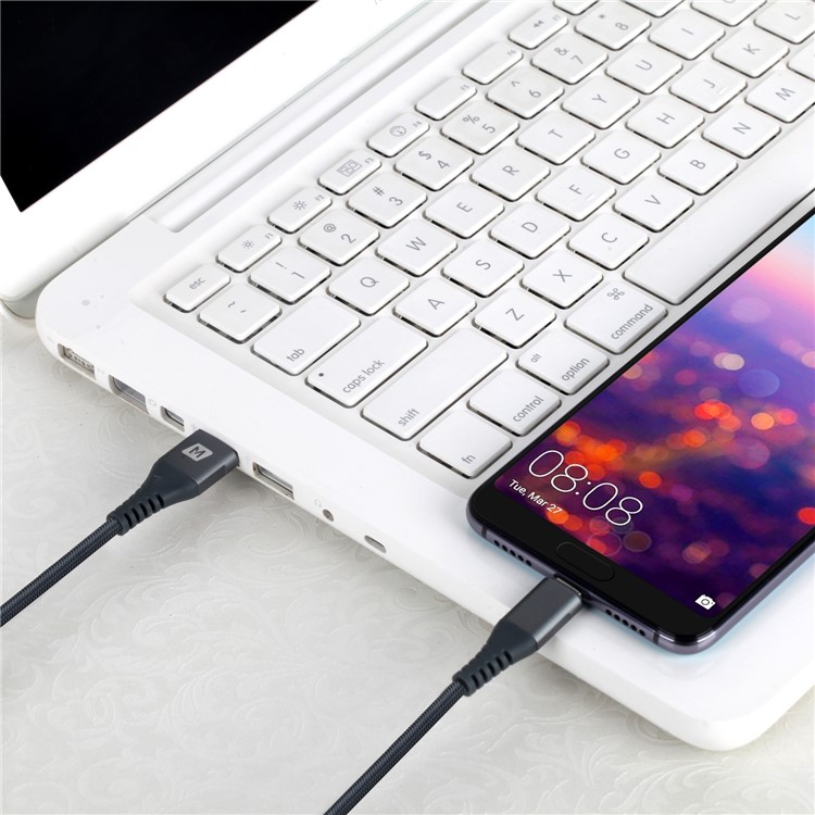 Momax 5a Super Charging USB-C до USB-A 1,2 Млн. Синхронизационная Зарядка - Серый-8