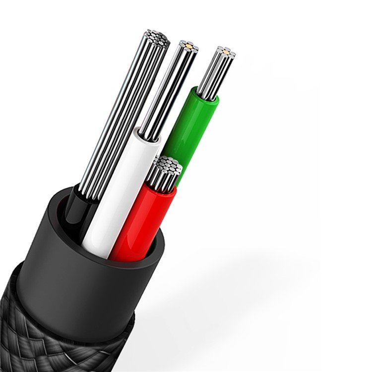 BASEUS U-shape Portable 2.4A Type-C Data Sync & Charging Cable(23CM) with Type-C to Micro USB Adapter-13