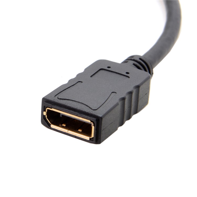 HDMI Source to Female DisplayPort DP Sink 4K 2K Video Cable for PC Laptop Monitor-10