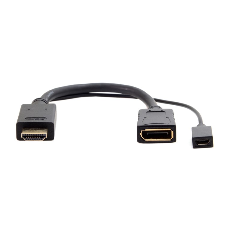 HDMI Source to Female DisplayPort DP Sink 4K 2K Video Cable for PC Laptop Monitor-4