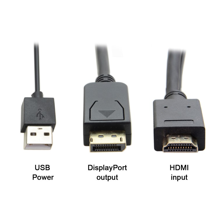 CY DP-070 HDMI Source to Male DisplayPort DP Sink 4K 2K Video Cable for PC Laptop Monitor 2m-8