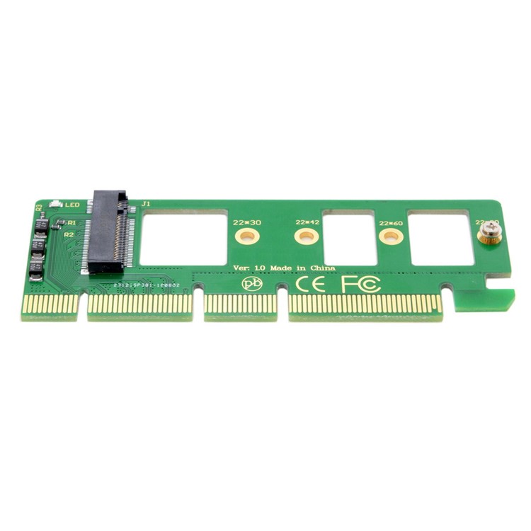 NGFF M-key NVME AHCI SSD to PCI-E 3.0 16x x4 Adapter for XP941 SM951 PM951 A110 m6e 960 EVO SSD-4