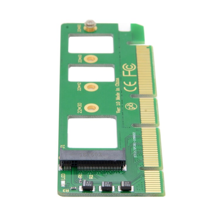 NGFF M-key NVME AHCI SSD to PCI-E 3.0 16x x4 Adapter for XP941 SM951 PM951 A110 m6e 960 EVO SSD-6