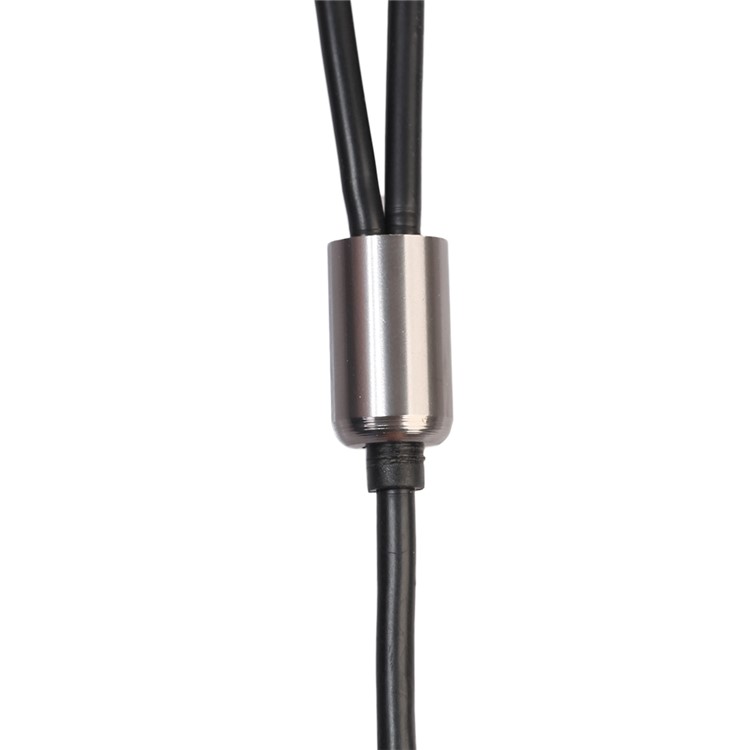 REXLIS 3.5mm Male to 2RCA Male Audio Aux Cable for Amplifier Phone Speaker - Black-3