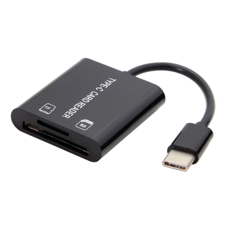 CY UC-090 USB 3.1 Type C USB-C to TF SD Micro-SD SDXC Card Reader Adapter-1