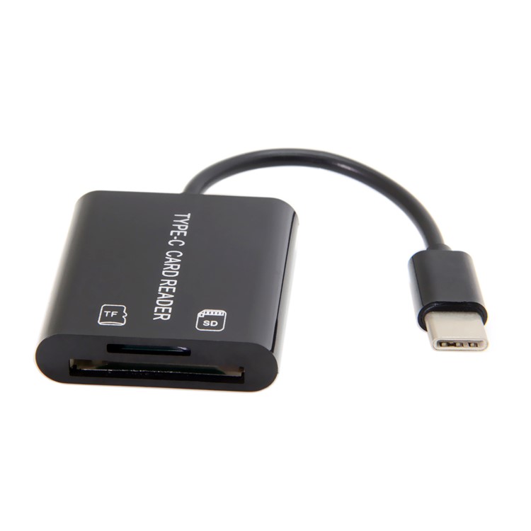 CY UC-090 USB 3.1 Type C USB-C to TF SD Micro-SD SDXC Card Reader Adapter-2