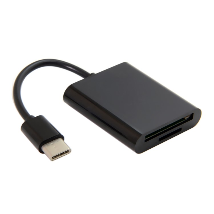 CY UC-090 USB 3.1 Type C USB-C to TF SD Micro-SD SDXC Card Reader Adapter-3