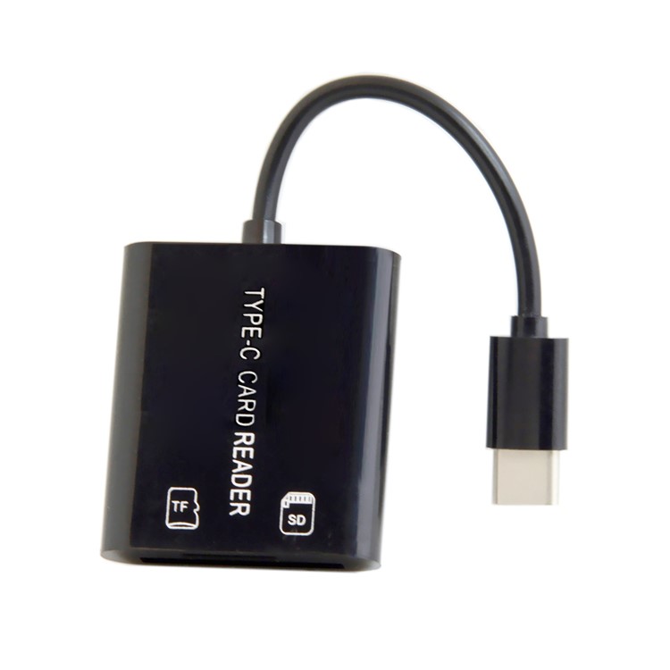 CY UC-090 USB 3.1 Type C USB-C to TF SD Micro-SD SDXC Card Reader Adapter-6