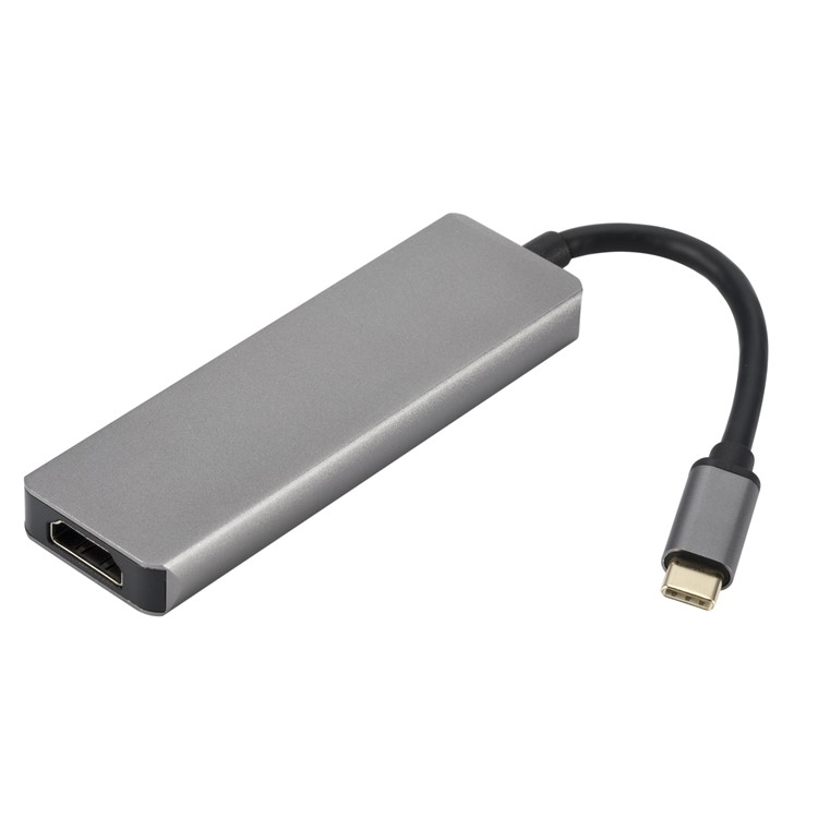 USB 3.1 Type-C Hub Adapter to Dual USB-A 3.0 Ports + Micro SD/SD/TF/HDMI/USB-C Card Reader-2