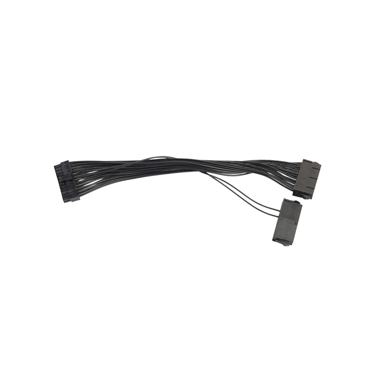 24 Pin Dual PSU Power Supply Extension Cable for Computer Adapter Cable Connector for Mining 24Pin 20+4pin-2