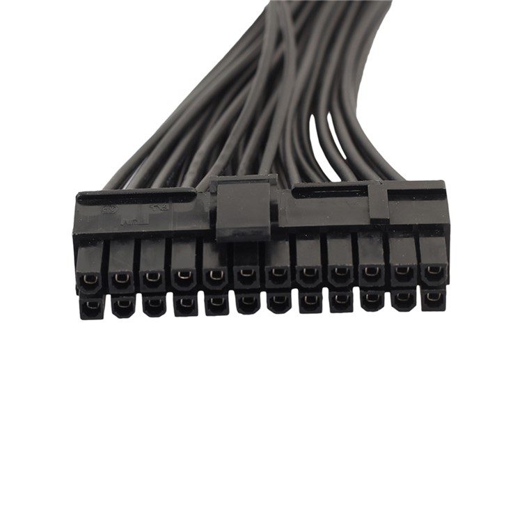 24 Pin Dual PSU Power Supply Extension Cable for Computer Adapter Cable Connector for Mining 24Pin 20+4pin-5