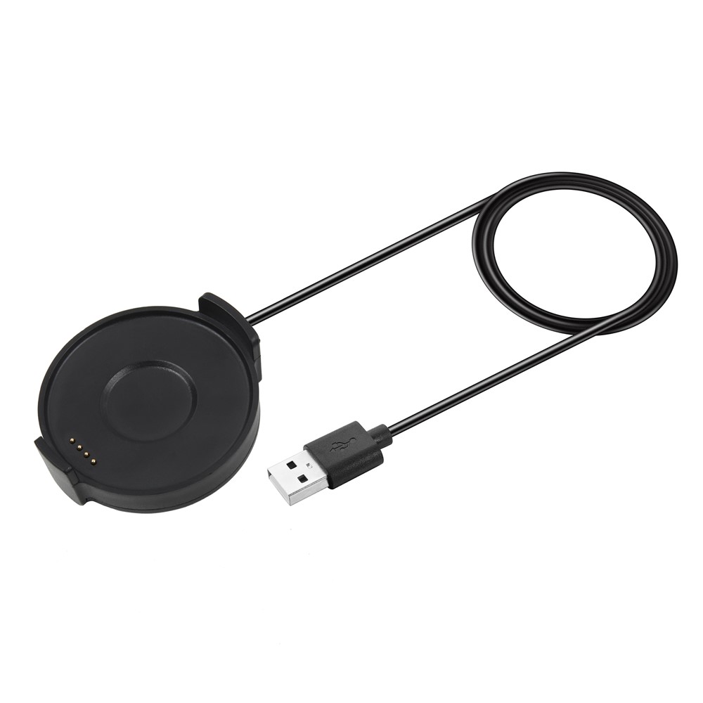 1.0M USB Charging Cable for TicWatch Pro Smartwatch - Black-3