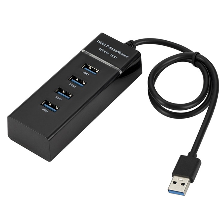 Super Speed 4 Ports USB 3.0 Hub 5Gbps with LED Indicator-4