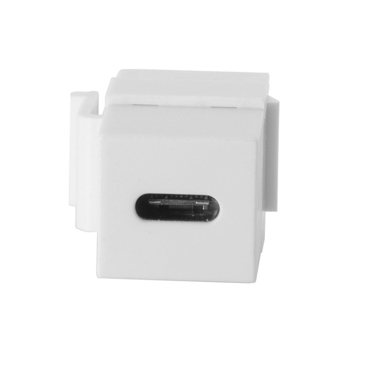 USB-C Type-C Female to Female Extension Keystone Jack Coupler Adapter for Wall Plate Panel-9