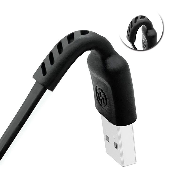 REMAX 2.1A 1M Micro USB Charging Data Syncing Cable - Black-2