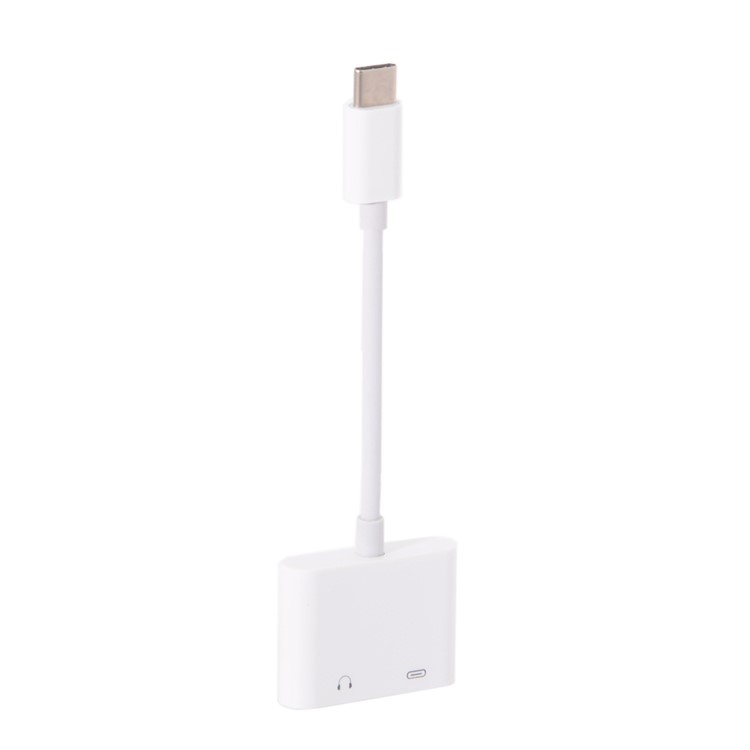 CY UC-092 USB-C à 3,5 mm Écouteur AUX Audio + Type-C Adaptateur de Charge Rapide Feme