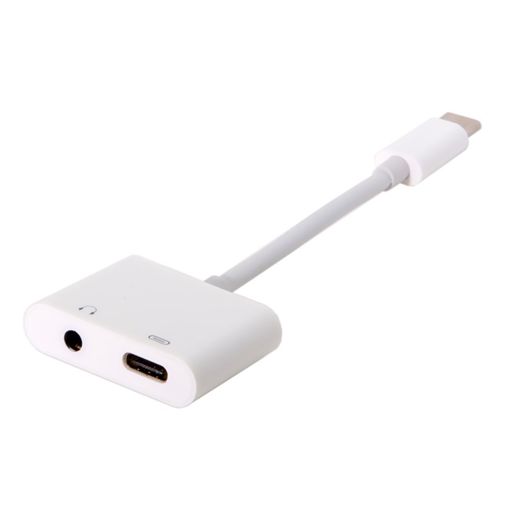CY UC-092 USB-C to 3.5mm Earphone AUX Audio & Type-C Female Combo Adapter for Cell Phone Tablet-5