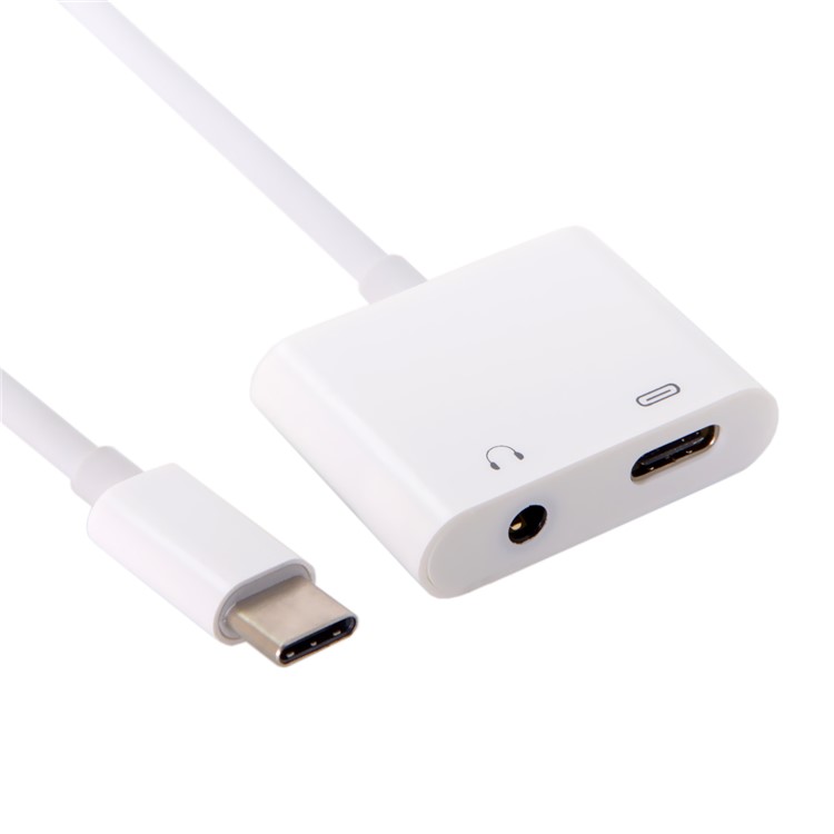 CY UC-092 USB-C to 3.5mm Earphone AUX Audio & Type-C Female Combo Adapter for Cell Phone Tablet-6