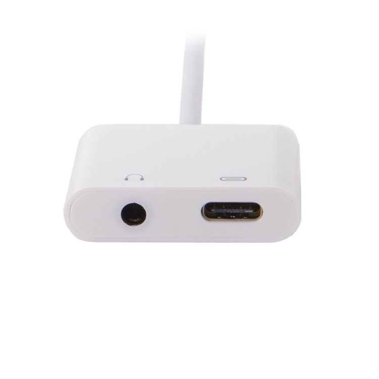 CY UC-092 USB-C à 3,5 mm Écouteur AUX Audio + Type-C Adaptateur de Charge Rapide Feme