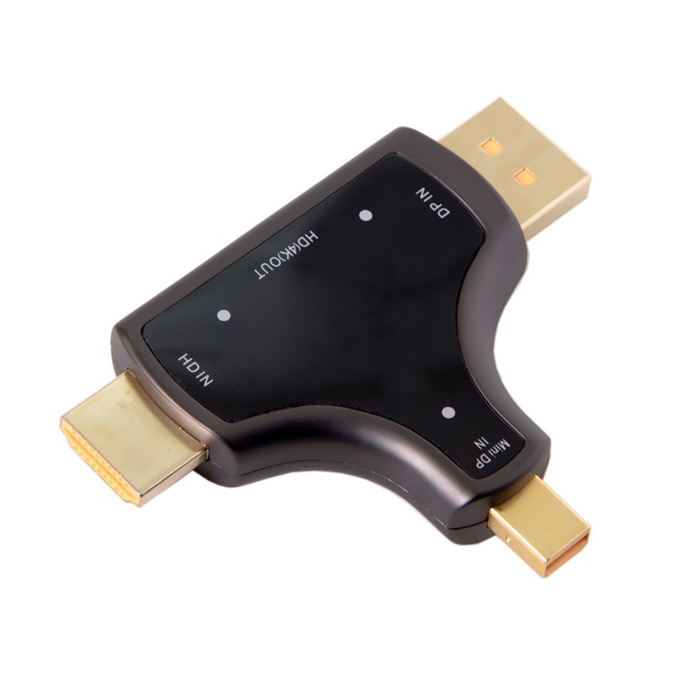 CY DP-011 HDMI & Displayport & Mini DP 3-in-1 to HDMI Female Adapter-3