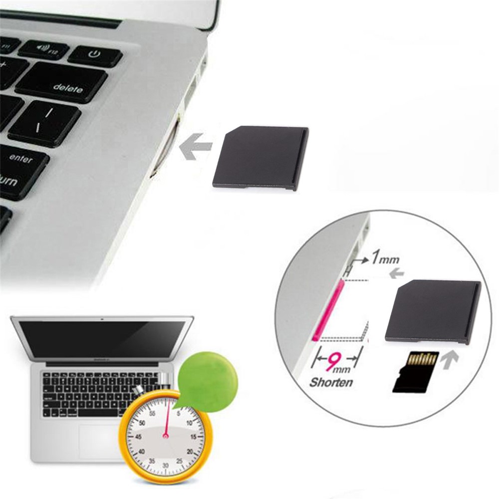 CY EP-064 5pcs / Set Micro SD TF Vers Mini Adaptateurs Pour Kit De Carte SD Pour Stockage Supplémentaire Macbook Air / Pro / Rétine-10