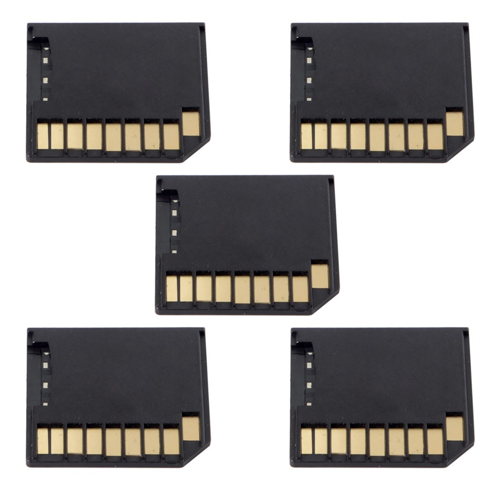 CY EP-064 5pcs / Set Micro SD TF Vers Mini Adaptateurs Pour Kit De Carte SD Pour Stockage Supplémentaire Macbook Air / Pro / Rétine-3