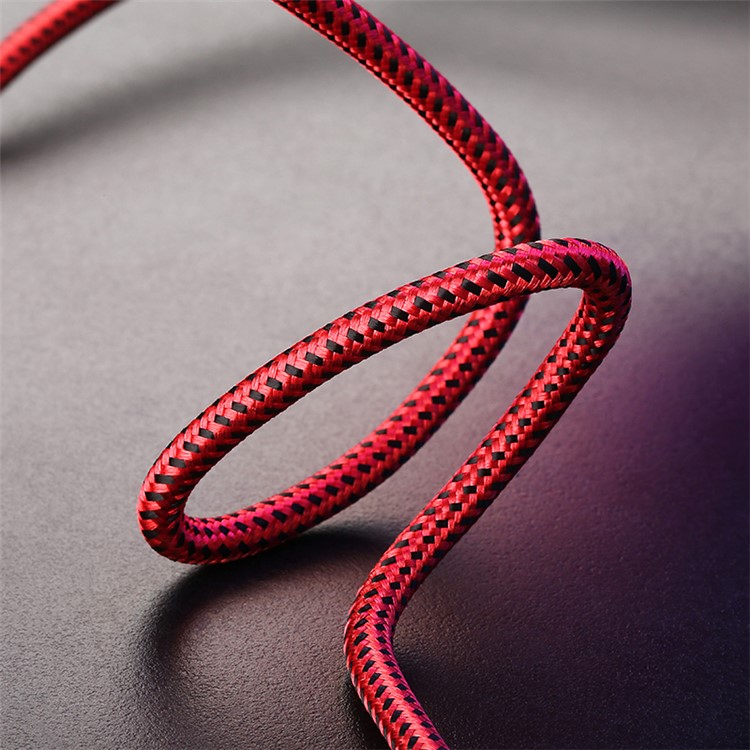 Cable De Carga Rápida USAMS US-SJ290 U25 De Tipo C A Tipo C De 2 M Para Samsung Huawei HTC - Rojo-3