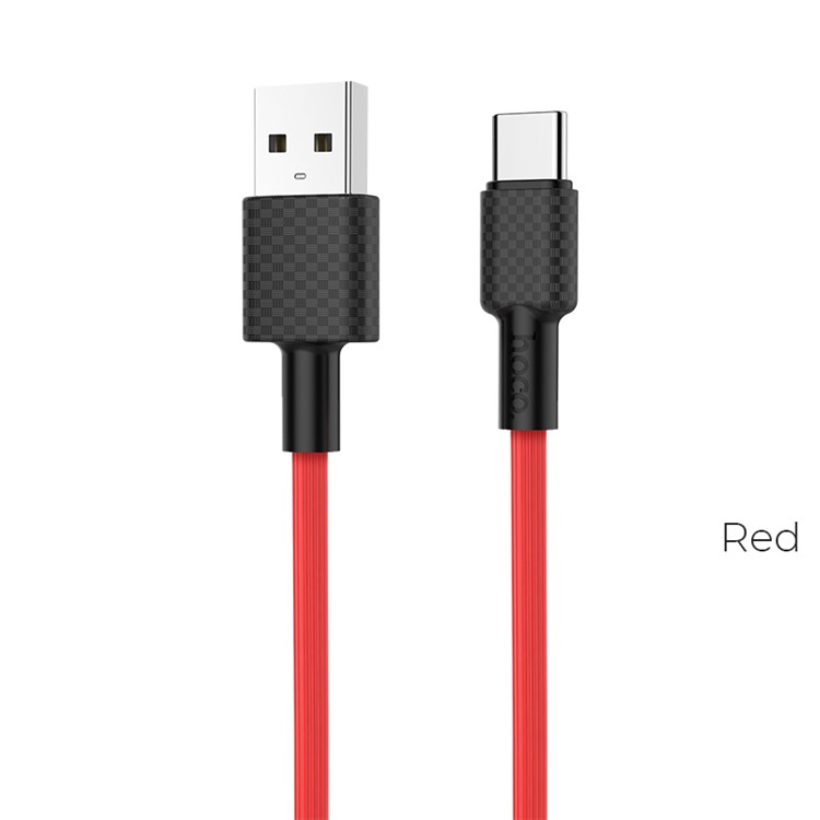 HOCO X29 Superior Type-C Charging Data Sync Cable for Xiaomi Huawei, etc. - Red-4