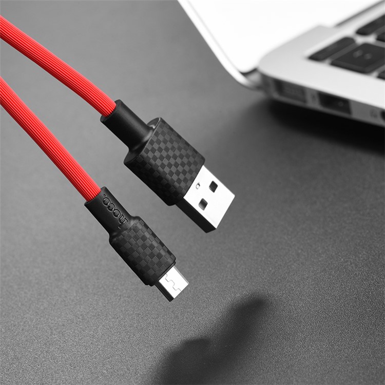 HOCO X29 Superior Micro USB Charging Data Sync Cable for Samsung LG Huawei, etc. - Red-3