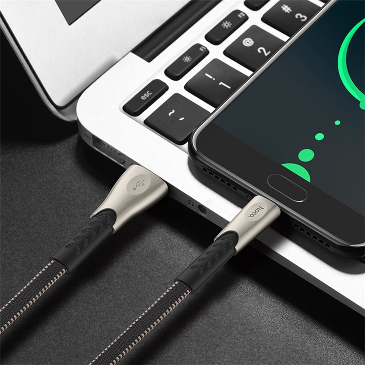 HOCO U48 Superior Type-C Speed Charge Data Sync Cable for Xiaomi Huawei, etc. - Black-3