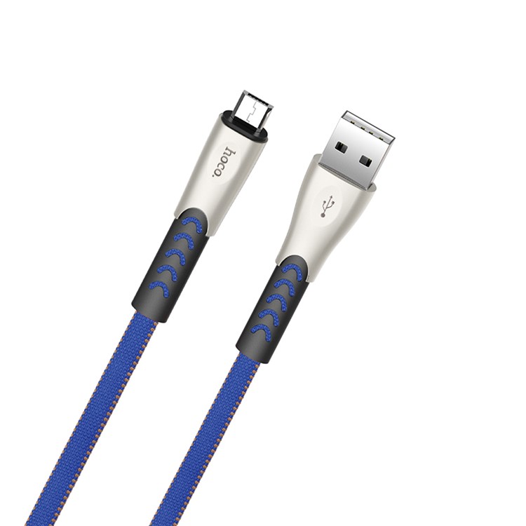 HOCO U48 Superior Micro USB Speed Charge Data Sync Cable for Xiaomi Huawei, etc. - Blue-1