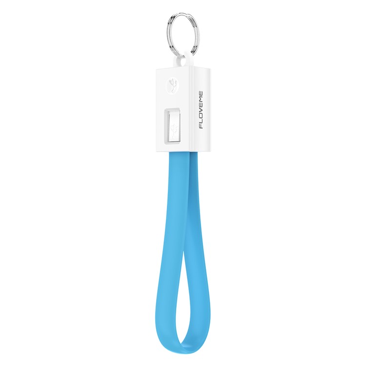 Floveme портативный брелок для передачи данных micro usb & зарядный кабель для xiaomi samsung и др - синий