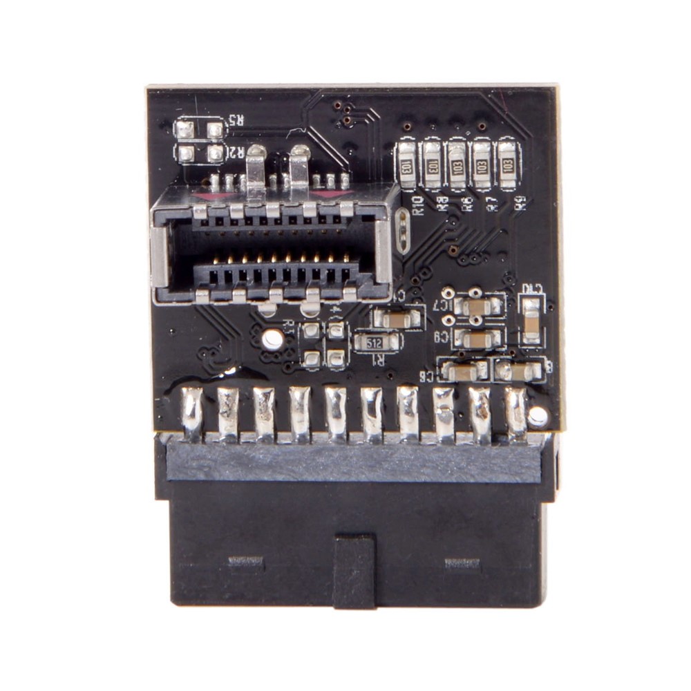 USB 3.1 Front Panel Socket to USB 3.0 20Pin Header Male Extension Adapter for Motherboard-5