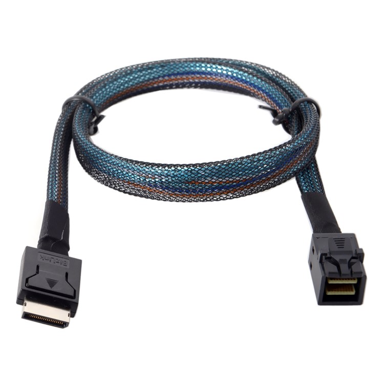 OCuLink PCIe SFF-8611 4i to OCuLink SFF-8643 SSD Data Active Cable-6