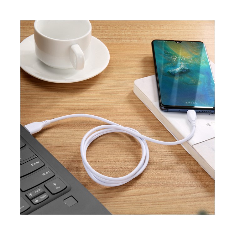 TECLAST TL-P10C 1m TPE Type-C Charge Cable for Samsung Huawei Xiaomi Etc. - White-3