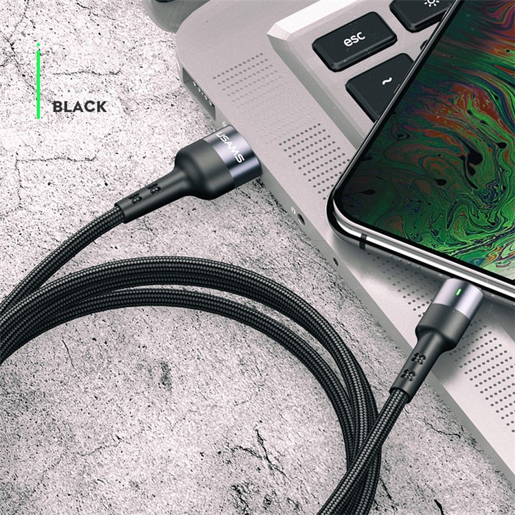30Pcs/Set USAMS US-SJ312 U26 Micro USB Charging Data Sync Cable 1m with Display Stand - Black-5