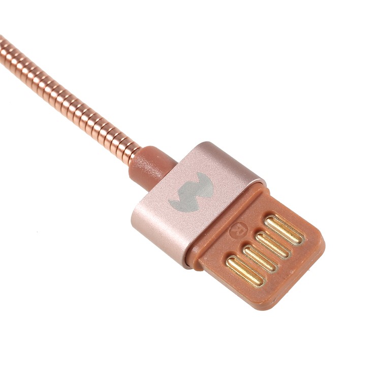 MERCURY GOOSPERY Zinc Alloy Woven Type-C USB Fast Charging Cable for Xiaomi Samsung - Rose Gold-5
