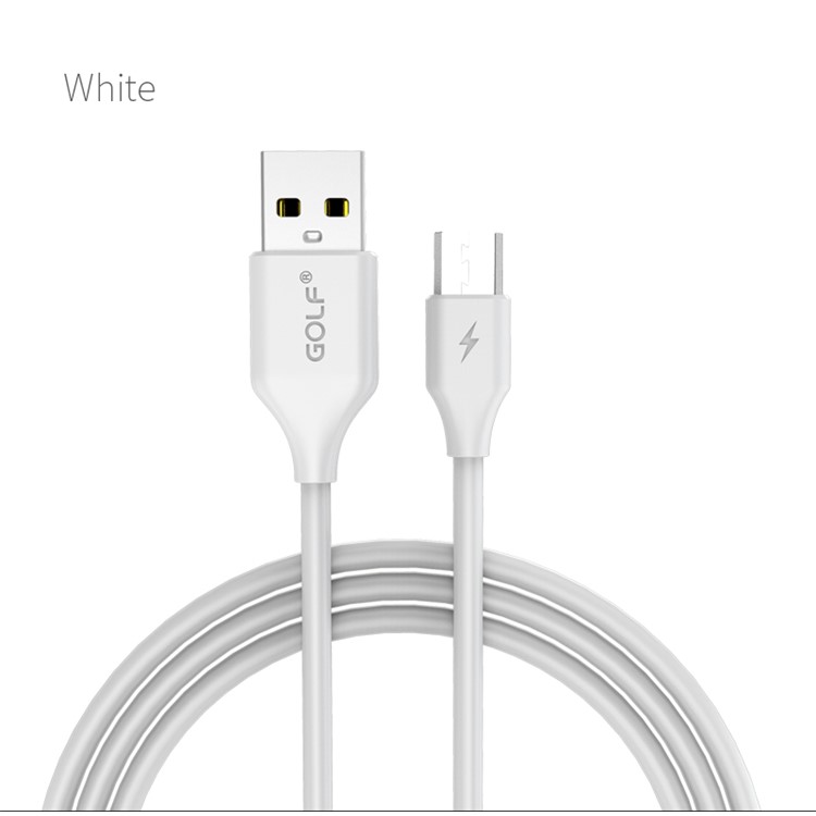 GOLF GC-59M Galloping Micro USB Charging Data Sync Cable 1m - White-3