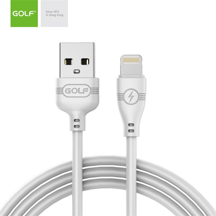 

GOLF Gc-63i 100см 2A Подсветка Бокала Для USB Зарядки И Передачи Для Iphone XS Max - Белый, iPhone Xs