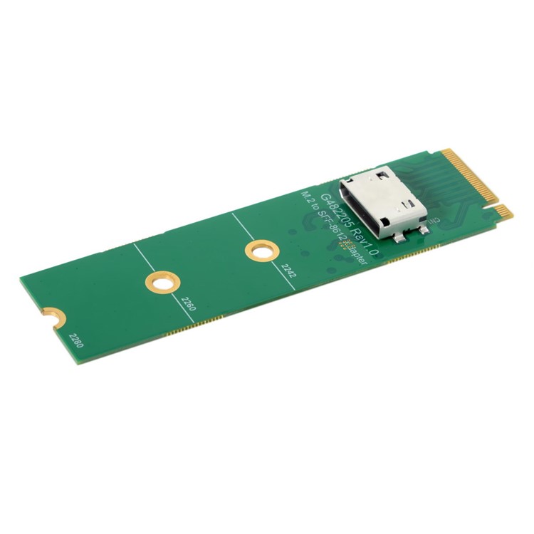 PCI-E 3.0 M.2 M-key to Oculink SFF-8612 SFF-8611 Host Adapter for PCIe Nvme SSD-5