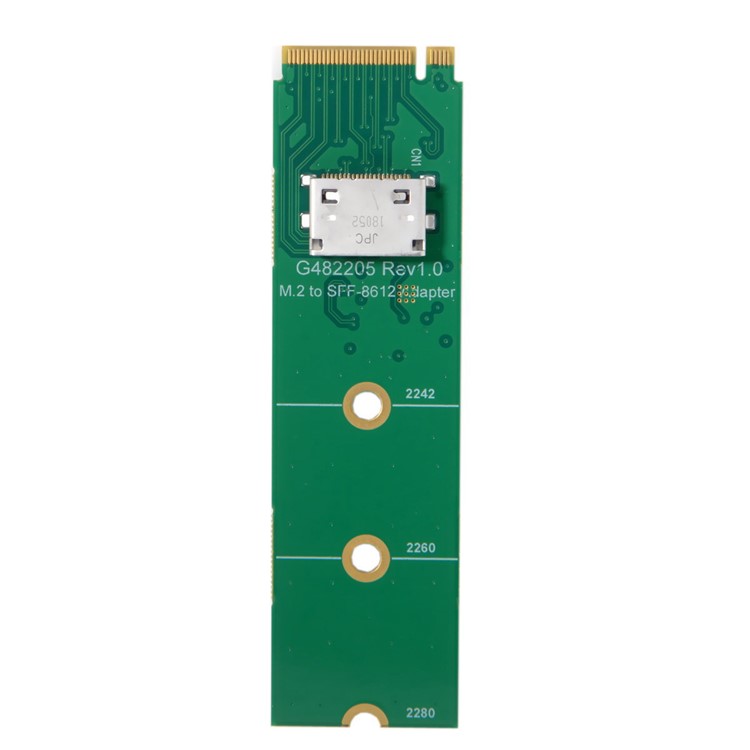 PCI-E 3.0 M.2 M-key to Oculink SFF-8612 SFF-8611 Host Adapter for PCIe Nvme SSD-8