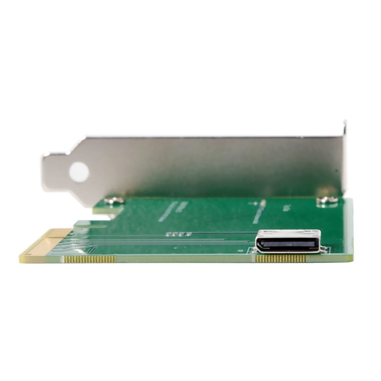 PCI-E 3.0 x4 to Oculink SFF-8612 SFF-8611 Host Adapter for PCIe SSD with Low Profile Bracket-12