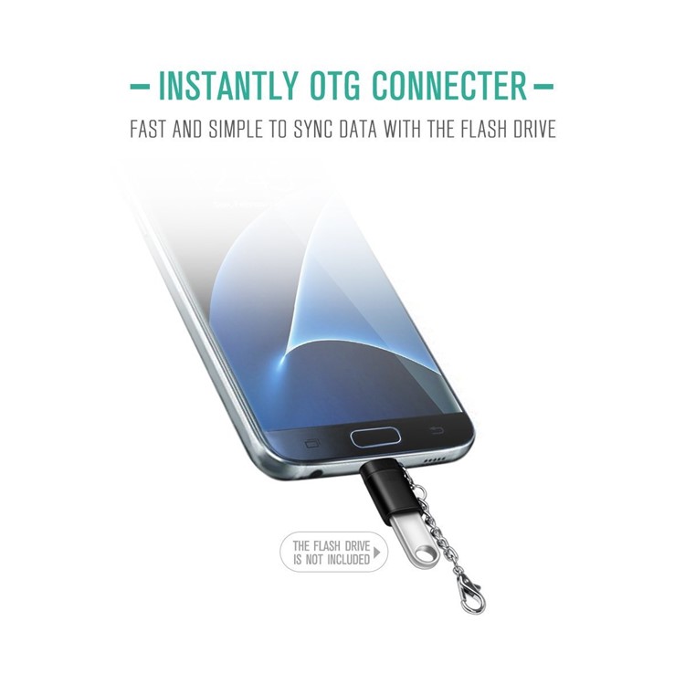 XQ-A013 USB 3.1 Type C to A OTG Data Host Adapter for MacBook & Chromebook & Cell Phone-5