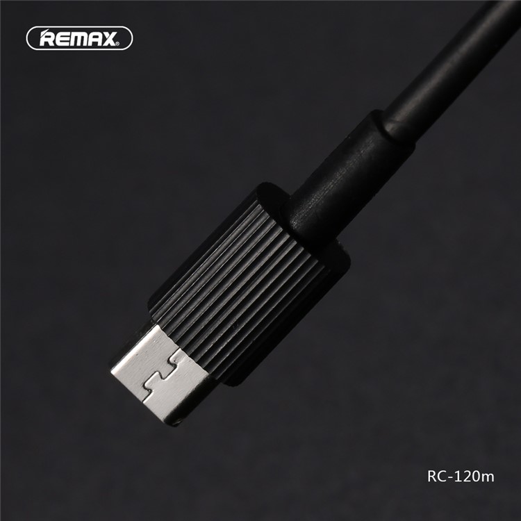 REMAX Chaino Mini Data Cable Micro USB Charging Cord 30cm - Black-3